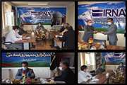 حضور مدیر کل دامپزشکی استان اردبیل در خبرگزاری ایرنا به مناسبت روز خبرنگار